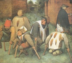 BRUEGEL, Pieter the Elder The Beggars (mk05) Sweden oil painting art